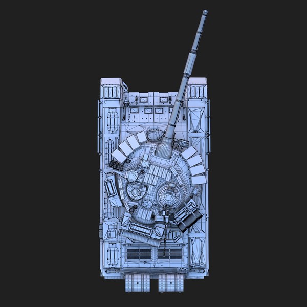 russian soviet battle tank 3d max - Russian Soviet Battle Tank T-90M Vladimir... by dimosbarbos